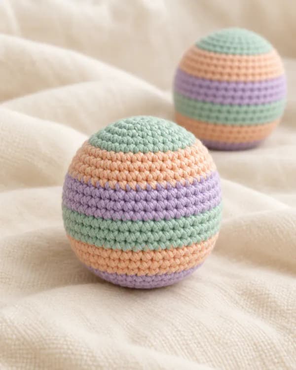 Illustrative image: Pastel striped ball