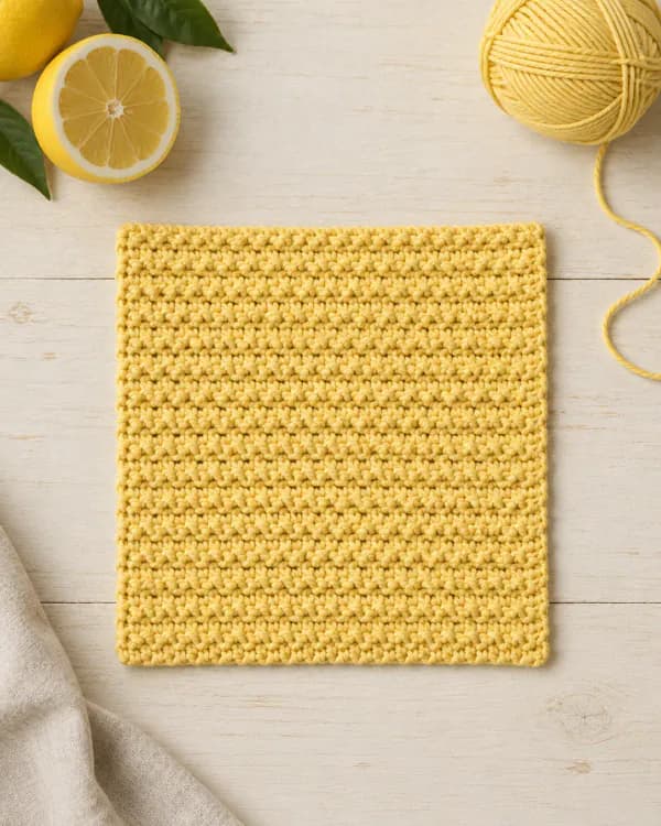 Illustrative image: Lemon peel dishcloth