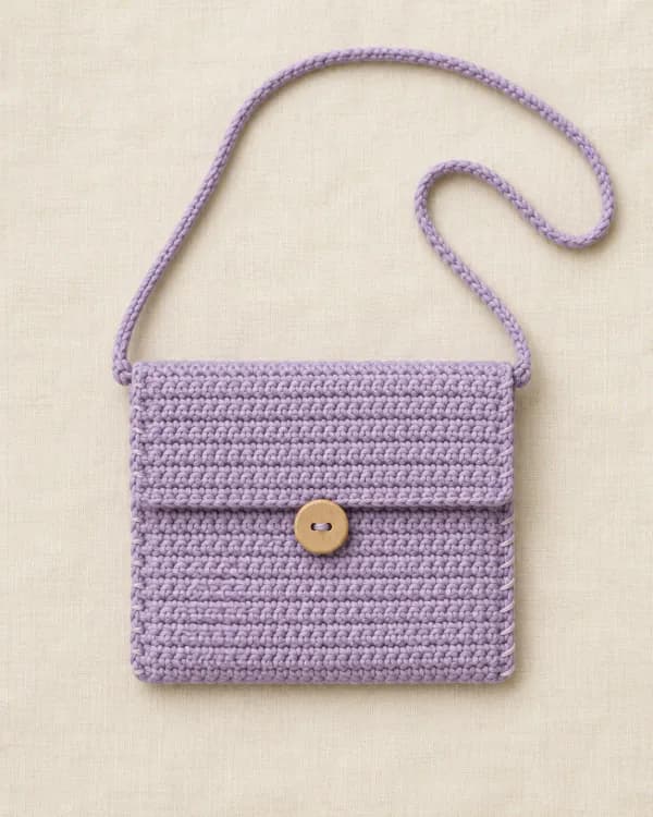 Illustrative image: Envelope pouch with strap